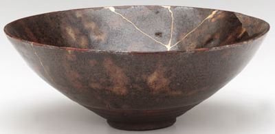 broken bowl, mended with gold
